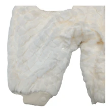 Comando Mameluco Con Forro Polar Exterior Peluche Osito Bebé - Rosa - Ver 4