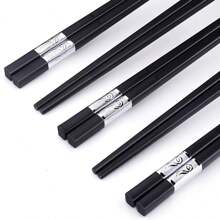 5/10pcs/Set Fiberglass Chopsticks, High-Quality Non-Slip & Anti-Mold Alloy Chopsticks, Lacquer-Free, Heat-Resistant Chinese Chopsticks, Suitable For Cooking And Dishwasher Safe,Kitchen,Christmas Gift - Multicolor - View 8