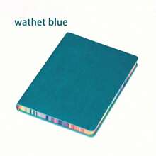Sổ tay có khung cầu vồng đáng yêu A5 - 100 trang dành cho sinh viên và văn phòng sáng tạo - Bền bỉ, di động và đa năng - Đỏ hồng, BBue, Xanh lục hoặc Đen cũng như Tím - A5 - Xem 13
