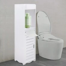 Badkameropbergkast, badkamerkast, toiletrolhouderstandaard, toiletzijkast