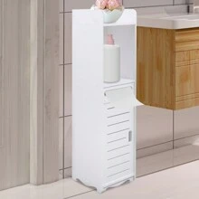 Badkameropbergkast, badkamerkast, toiletrolhouderstandaard, toiletzijkast