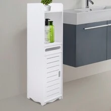 Badkameropbergkast, badkamerkast, toiletrolhouderstandaard, toiletzijkast