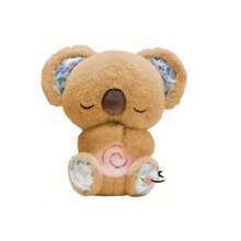 Breathing Stuffed Toy Of Little Bear, Fun Toy With Soothing Music - Brown Koala - View 9