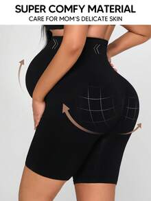 Maternity High Elasticity Cropped Leggings Suitable For Daily Wear