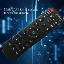 1pc,Standard IR Replacement Remote Fit For Android TV Box Q Plus,Q+, T95 T9 T95Q T95Z Plus,Original Replacement Remote Control - Android TV Box Controller For  T95M,T95N,T95Q,T9,T95X - Black - View 3
