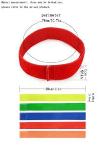 幼儿园抓尾巴游戏，户外亲子运动，儿童互动玩具套装，促进团队训练合作与协调，适合男孩和女孩的耐用玩具带 - 彩色 - 查看 9