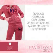 Plush Pants Set With Stretch 2 Pieces - 粉色 - 查看 4