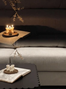 迷你熊创意香薰蜡烛 清新空气 提升居家氛围拍照环境道具 生日礼物 (9种款式可选) 橙子、桃子、白茶、薰衣草 - 多色 - 查看 8