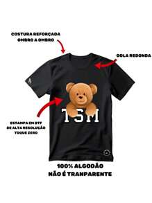 Women's Oversized Round Neck 100% Cotton Flower T-Shirt - 白色 - 查看 5