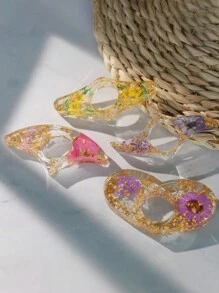 1 件装 DIY 书签硅胶模具，手工工艺品用树脂书签模具 - 白色 - 查看 5