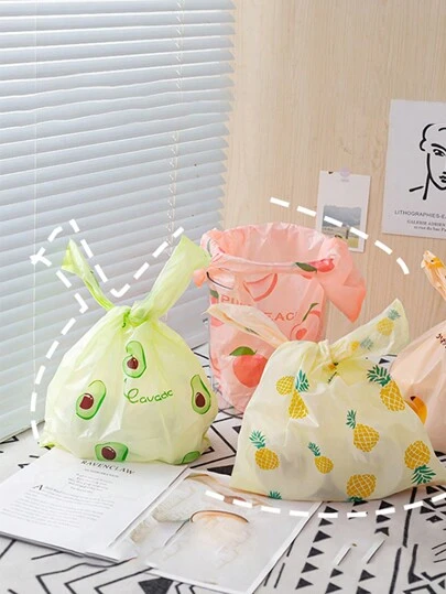 50pcs Handheld Plastic Bags, Handheld Shopping Bags, Cute Pattern Packaging Bags Plastic Bags, Portable Shopping Bags Packaging, Packaging Supplies, Christmas Party Christmas Decor Christmas Decorations Christmas Gifts And Decor Decorations S,