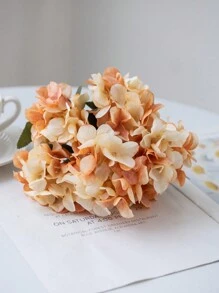 1/3/30 pièces Bouquets de fleurs artificielles d'hortensia, décoration d'automne, cadeaux de la Saint-Valentin, décorations de fête d'anniversaire, paniers de fleurs de mariage, fleurs à tenir pour la mariée, décoration de maison, salles à manger, chambres à coucher, rebords de fenêtre, vases, décorations du Nouvel An, jardins extérieurs, début de la saison scolaire