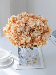 1/3/30 pièces Bouquets de fleurs artificielles d'hortensia, décoration d'automne, cadeaux de la Saint-Valentin, décorations de fête d'anniversaire, paniers de fleurs de mariage, fleurs à tenir pour la mariée, décoration de maison, salles à manger, chambres à coucher, rebords de fenêtre, vases, décorations du Nouvel An, jardins extérieurs, début de la saison scolaire