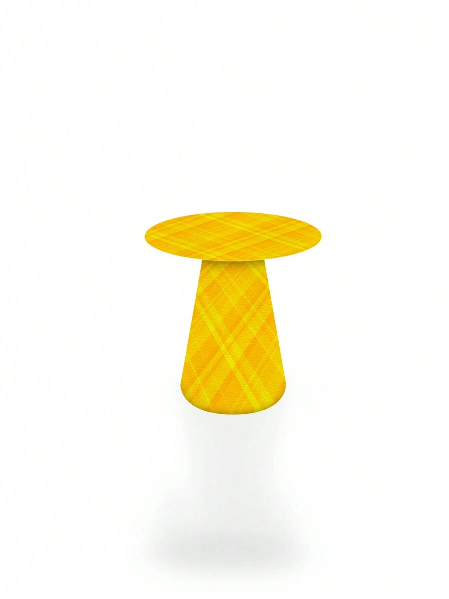 Decorative Sublimated Cone Table Cover For Party And Birthday Plaid Theme - Cone Table 86 - View 1