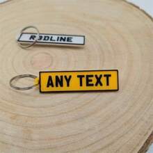 1 PIEZA Llavero de acrílico personalizado con nombre, llavero, placa de coche, etiqueta de licencia, regalo personalizado, regalo de graduación, regalo único, conmemorativo, personalizable - multicolor - Ver 17