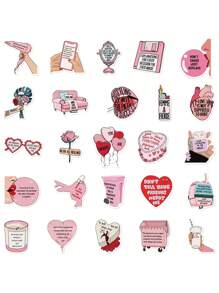 50pcs Motivational Stickers, Water Bottle Stickers, Waterproof Positive Affirmation Reward Stickers, Suitable For Laptops, Skateboards, Computers, Luggage, Essential For Back To School Season - Multicolor - View 8