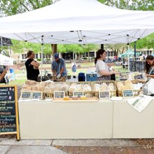 1 件矩形开口桌布，防污长方形桌布，可洗三面桌布，适用于自助餐、派对、生日、婚礼家庭 - 米色 - 查看 6