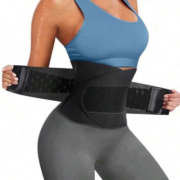 1pc Women Sports Waist Trainer Belt, Waist Cincher, Waist Trimmer For Workout, Sauna, Exercise, Weight Loss Exercise Waist Belt Suitable For Workout Home Sports And Walk