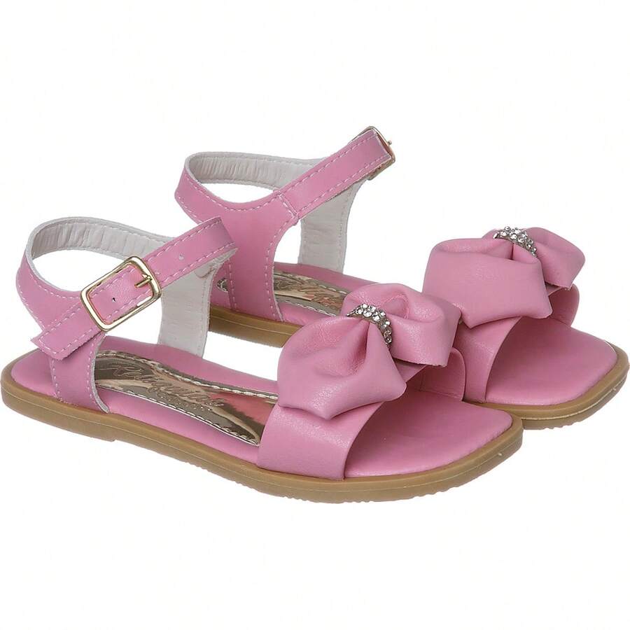 Comfortable Women's Children's Sandal With Bow - 淺粉色 - 查看 1