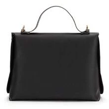 Bauzinho Women's Bag With Bow Small Shoulder And Hand Strap Gaby Show - màu đen - Xem 3