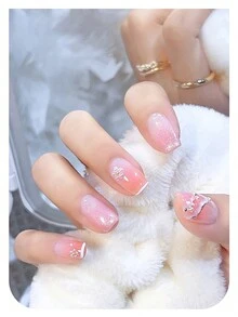 爆款闪亮河星光细闪凝胶指甲油2024新款夏季潮冰晶透明膜碎钻胶美甲店专用 - 彩色 - 查看 8