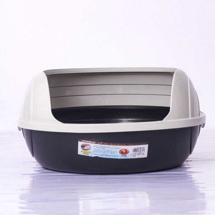 Furba Cat Litter Box Large Bath Basin Tray Mode en ligne SHEIN FRANCE