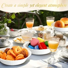 25/50/100 件白色一次性纸碗 12 盎司，小型纸质食品级碗餐具，冷热食物派对用品，适用于露营、生日、节日、婚礼、生日、圣诞节