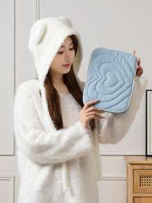 1 Stück einfache gesteppte Tablettasche Liebe, tragbare Tablettasche, Aufbewahrungstasche für Tablets, 11 Zoll, 13 Zoll