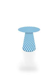 Decorative Sublimated Cone Table Cover For Party And Birthday Plaid Theme - Cone Table 67 - View 1