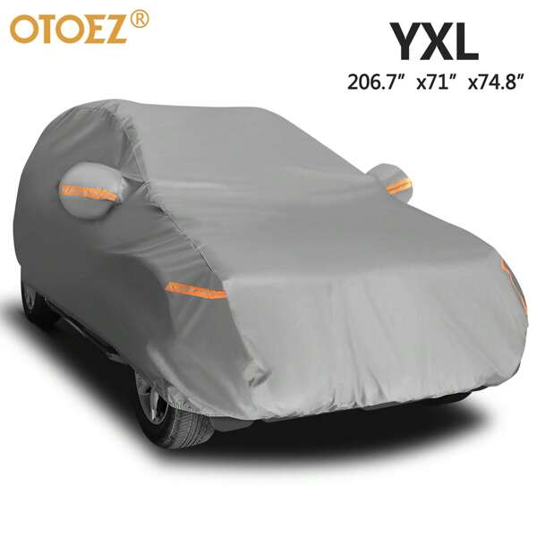 Extra Large 6 Layers PEVA Full SUV Car Cover Waterproof UV Snow Rain Dust Protector With Storage Bag