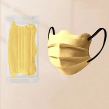 10pcs Women Disposable Multi-Color Face Mask, Fashionable, Breathable, UV-Protection - Multicolor - View 6