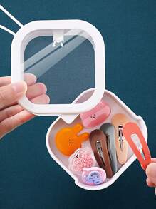 2pcs/1pc Portable Travel Transparent Dust-Proof Plastic Storage Box Pill Box Pill Case Pill Organizer Pill Container For Travel Outdoor For Men And Women Student Travel Accessories Dorm Essentials Travel Essentials Travel Organizer For Beach Summer Vacation Back To School School Supplies Holiday Camping Holiday Essentials Mini Perfume For Women Perfume For Men Perfume Bottle