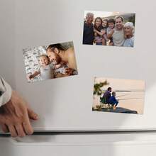 Personalized Magnetic Photo 4x6 Inch Refrigerator Magnet, Customized Birthday/Holiday Gift, Couple/Family Photo Magnetic Sticker Gifts Graduation - Multicolor - View 6