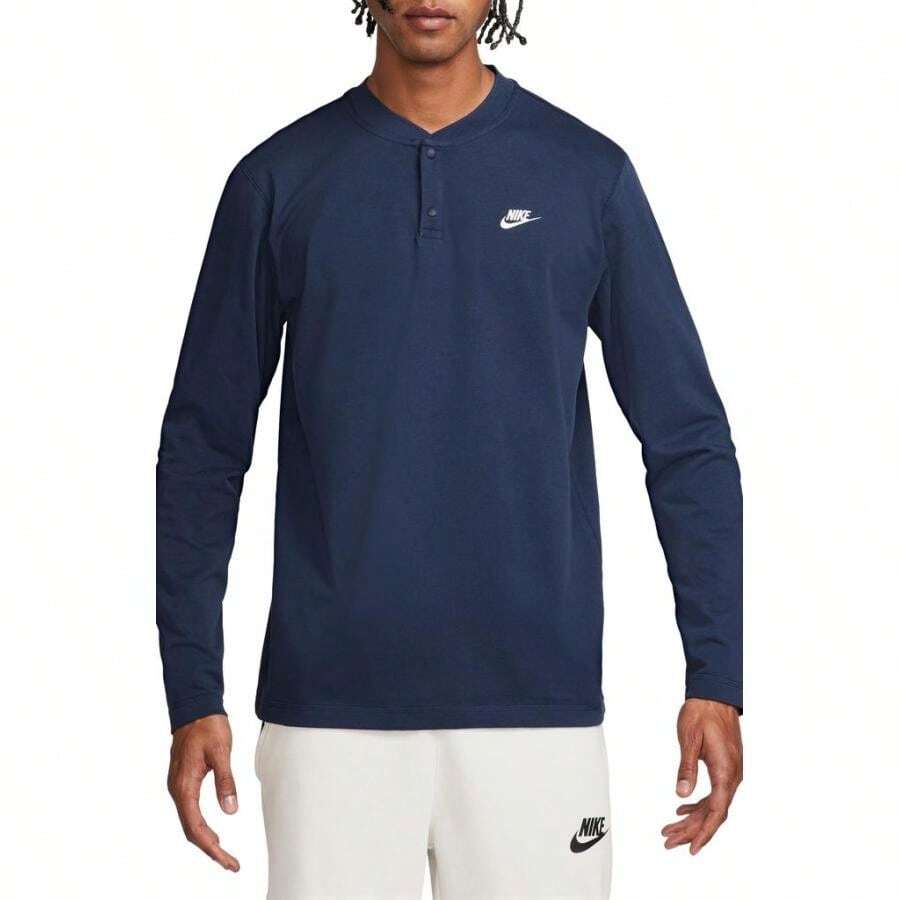 Nike Câu lạc bộ Henley - Hải quân nửa đêm/ Hải quân nửa đêm - Xem 1