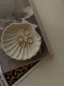 1 pieza de molde de silicona con forma de concha marina para manualidades de resina epoxi, fabricación de joyas, decoración del hogar y bandejas