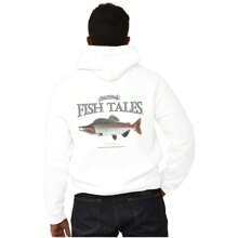 Gill McFinn Salmon Fishing Fisherman Zip Up Hoodie Mens Womens - 白色 - 查看 1