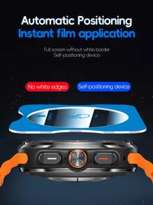 1pc Tempered Glasses Compatible With Samsung Galaxy Watch 7 Ultra 47mm Screen Protector Protective Glass Easy To Install - For Samsung Galaxy Watch Ultra 47mm - View 3