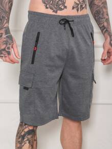 Cargo Shorts With Elastic Waist