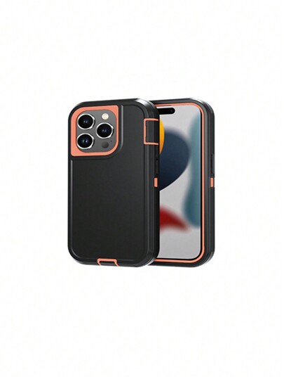 Anti Drop, Shock-Absorbing, And Abrasion Resistant, Full Body Protective Phone Case, Sturdy , Three In One Protective Case Compatible With IPhone, Galaxy, HONOR, REDMi Waterproof Scratch Resistant