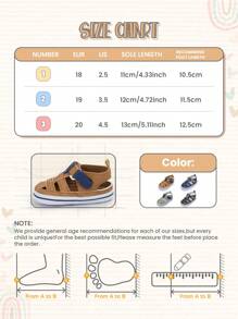 Baby Girls Boys Sandals Summer Flowers Shoe Rubber Sole PU Leather Mesh Infant Toddler First Walkers Princess Dress Outdoor Shoes