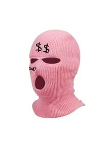 1 件男女通用拉法帽刺绣针织帽，3 孔保暖头饰，适合日常使用、徒步旅行、登山、旅行、骑自行车、礼物 - 彩色 - 查看 12