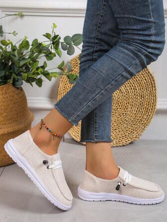 Ladies New Style Versatile Casual Light Slip-On Loafers Shoes