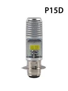 Fishbone Motorcycle LED Headlight Single Claw P15D H4 BA20D 2835 12SMD Electric Vehicle Front Light - White - View 4