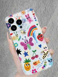 Ốp lưng bảo vệ Apple Manana Sera Bonito: Món quà hoàn hảo cho mọi dịp Tương thích với iPhone 14 13 12 11 7 8 Xs Xr Chống nước Chống sốc Chống rơi Chống trầy xước - Trong sáng - Xem 4