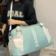 Suka Bag New Women Travel Bag Ladies Handbag Large Sports Pack Luggage Multifunctional Shoulder Gym Bags Yoga - 綠色 - 查看 2
