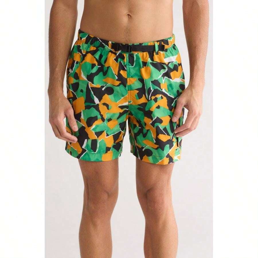 Nike Volley 5-Inch Swim Trunks - Electric Algae - View 1