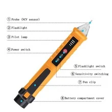 Intelligent Measuring Pen Multi-Function Line Detection Electrician Checking Pen Home Induction Pen Sound And Light Alarm - Multicolor - View 8