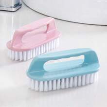 Housework Kitchen Cleaning Brush Soft Bristles Bathroom Shoe Brush - Hồng - Xem 2