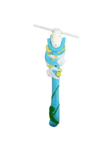 Toy Mermaid Pinwheel Wand With LED And Rainbow Sound - Bộ 6 Cá Heo Chong Đôi Đôi - Xem 1
