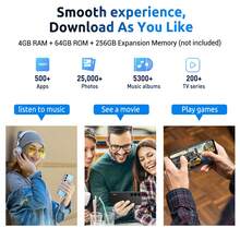 XGODY New 4G Unlocked Android 6.5 In Mobile Smart Phone Dual SIM 64 GB Smartphone - Purple - View 5